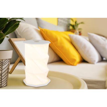 Globo - Lámpara de mesa LED recargable con control táctil regulable LED/1W/5V 2600/3500/4800K 800 mAh