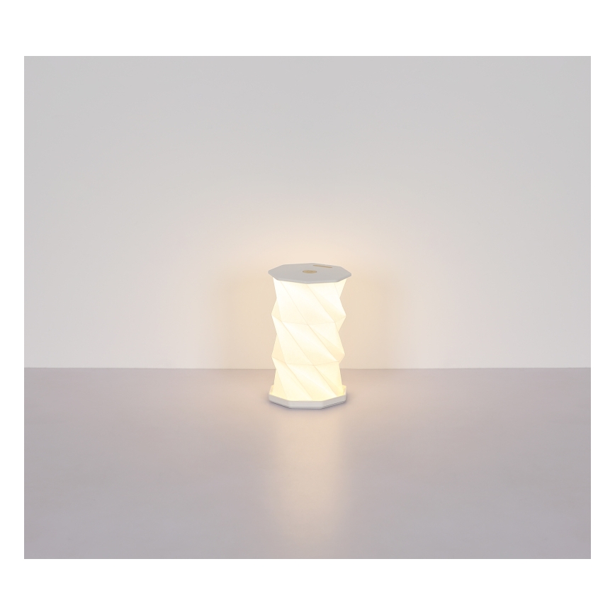 Globo - Lámpara de mesa LED recargable con control táctil regulable LED/1W/5V 2600/3500/4800K 800 mAh