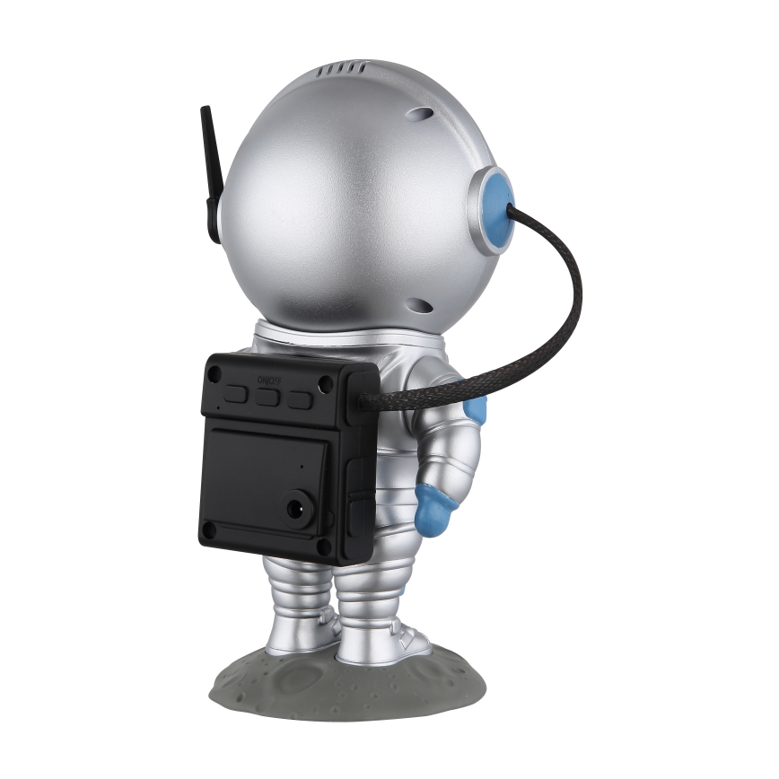 Globo - Lámpara de mesa LED RGB LED/4,5W/5V astronauta plateada