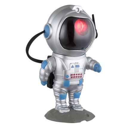 Globo - Lámpara de mesa LED RGB LED/4,5W/5V astronauta plateada