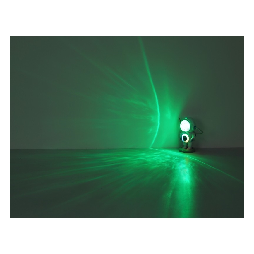 Globo - Lámpara de mesa LED RGB LED/6W/5V astronauta blanca