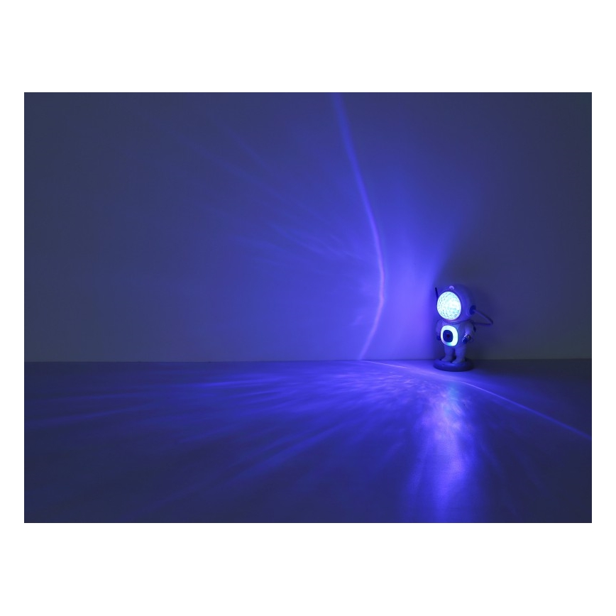 Globo - Lámpara de mesa LED RGB LED/6W/5V astronauta blanca