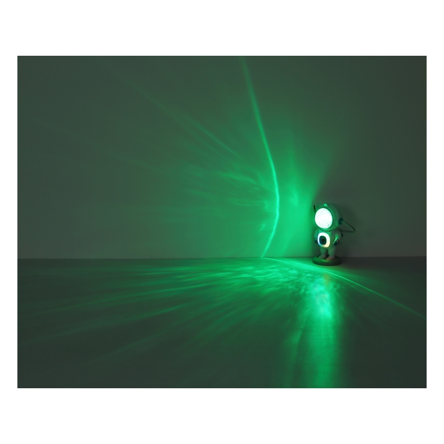Globo - LED RGB Lámpara de mesa LED/6W/5V astronauta blanco