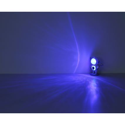 Globo - LED RGB Lámpara de mesa LED/6W/5V astronauta blanco