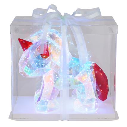 Globo - LED Decoración de mesa LED/3W/5V USB unicornio