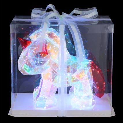 Globo - LED Decoración de mesa LED/3W/5V USB unicornio