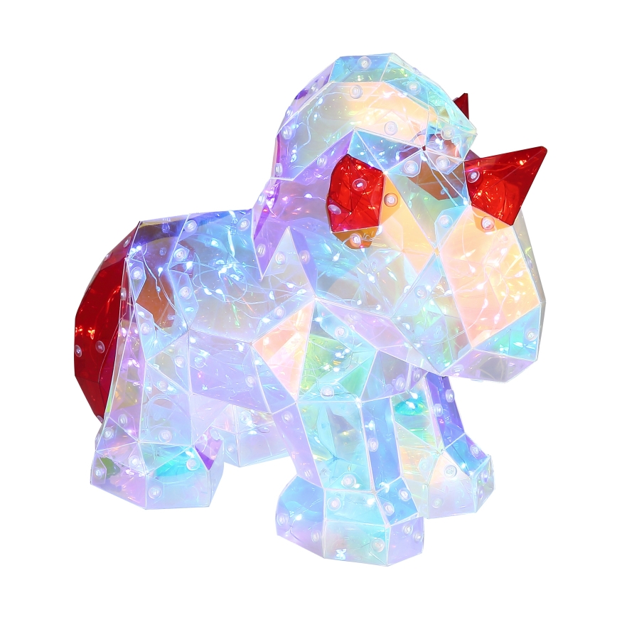 Globo - LED Decoración de mesa LED/3W/5V USB unicornio