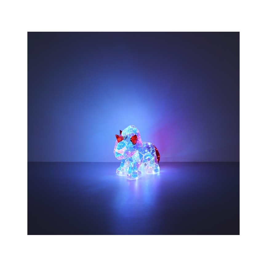 Globo - LED Decoración de mesa LED/3W/5V USB unicornio