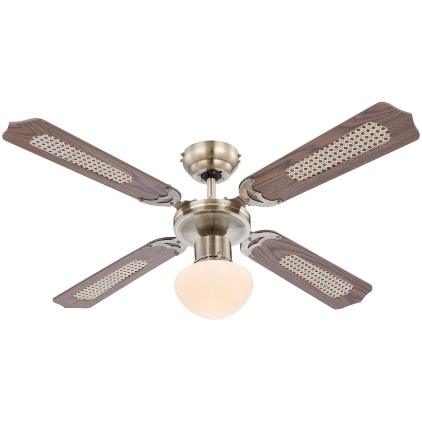 GLOBO 0309 - Ventilador de techo CHAMPION 1xE27/60W/230V