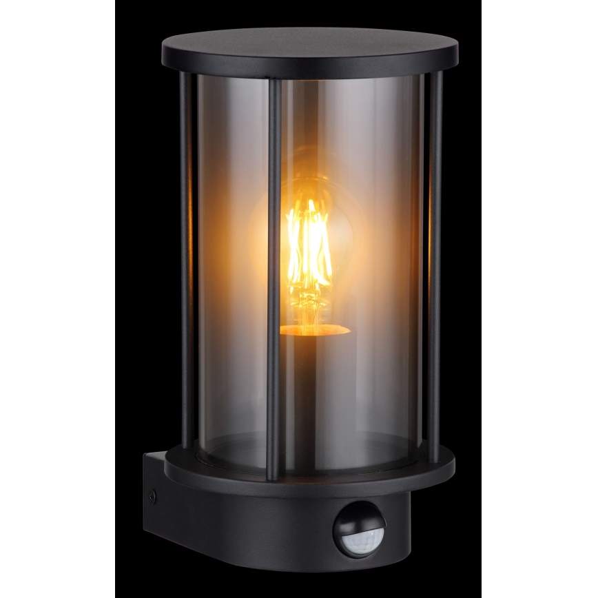 Globo - Aplique para exterior con sensor 1xE27/60W/230V IP54