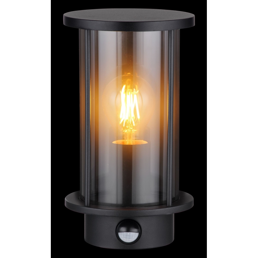 Globo - Aplique para exterior con sensor 1xE27/60W/230V IP54