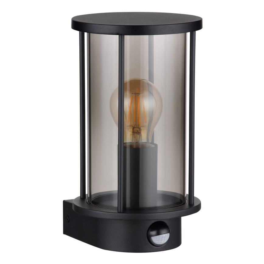 Globo - Aplique para exterior con sensor 1xE27/60W/230V IP54