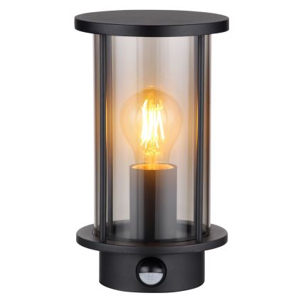 Globo - Aplique para exterior con sensor 1xE27/60W/230V IP54