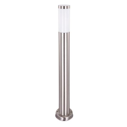 Globo - Lámpara de exterior 1xE27/23W/230V IP44 80 cm cromo brillante