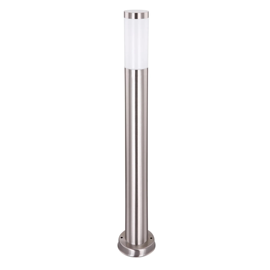 Globo - Lámpara de exterior 1xE27/23W/230V IP44 80 cm cromo brillante