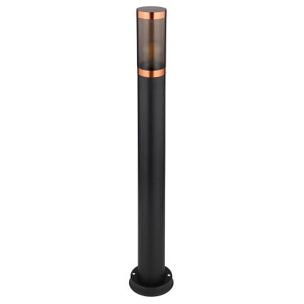 Globo - Lámpara de exterior 1xE27/23W/230V IP44 80 cm negro/cobre