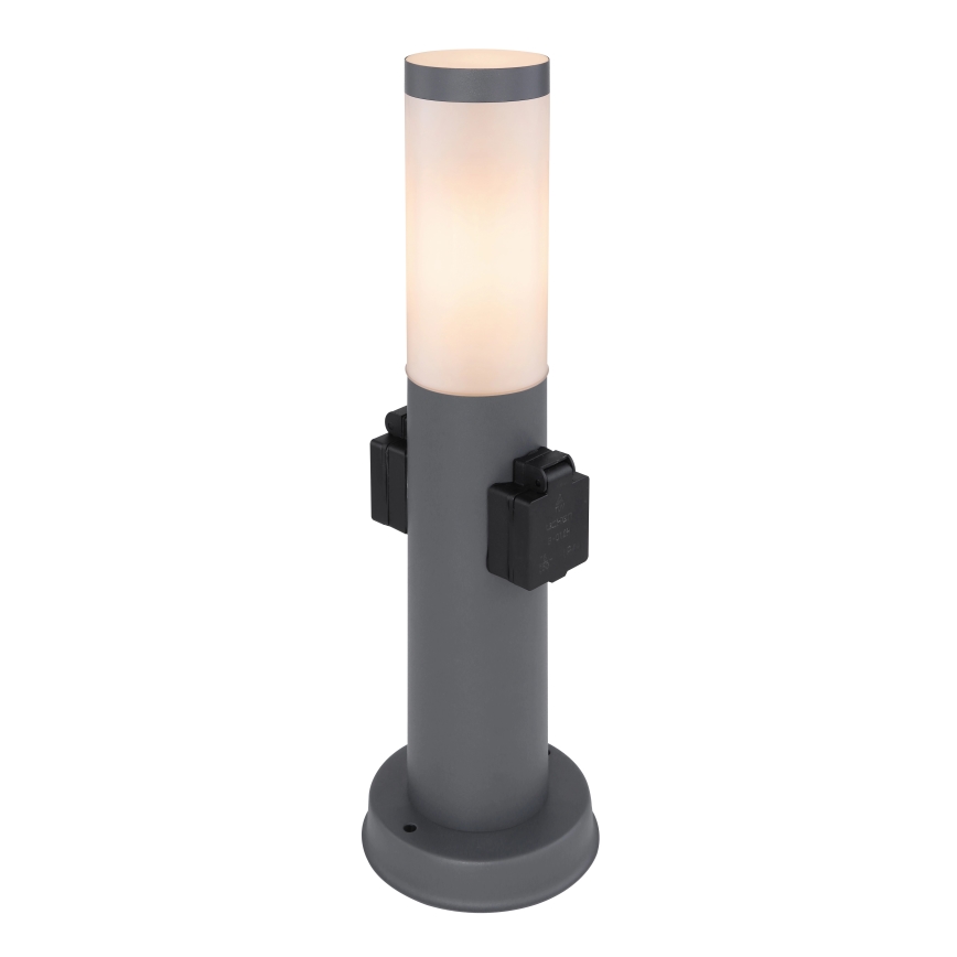 Globo 3158AK - Lámpara de exterior con 2 enchufes BOSTON 1xE27/23W/230V IP44