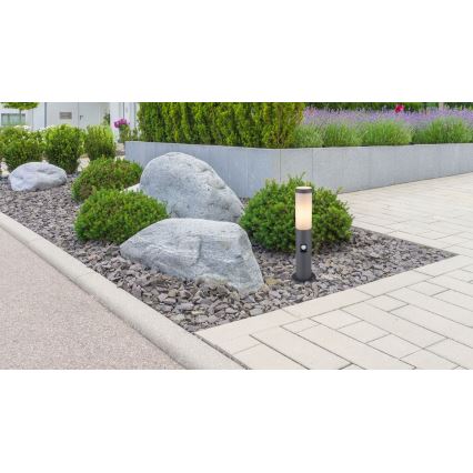 Globo - Lámpara exterior con sensor 1xE27/15W/230V 45 cm IP44