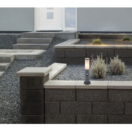 Globo - Lámpara exterior con sensor 1xE27/15W/230V 45 cm IP44