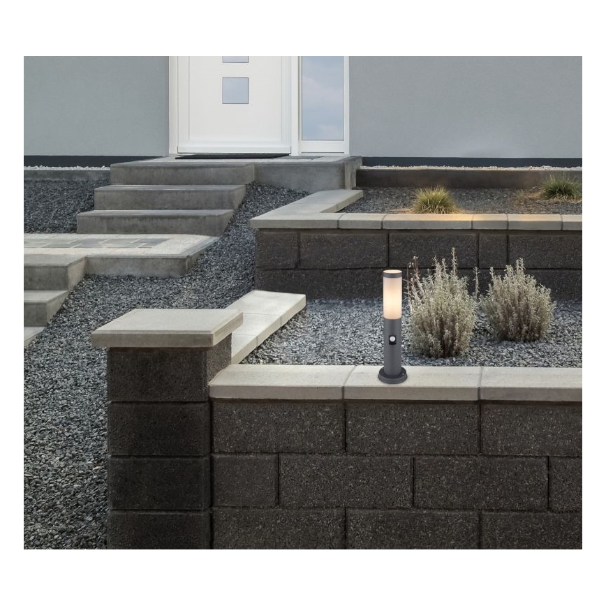 Globo - Lámpara exterior con sensor 1xE27/15W/230V 45 cm IP44