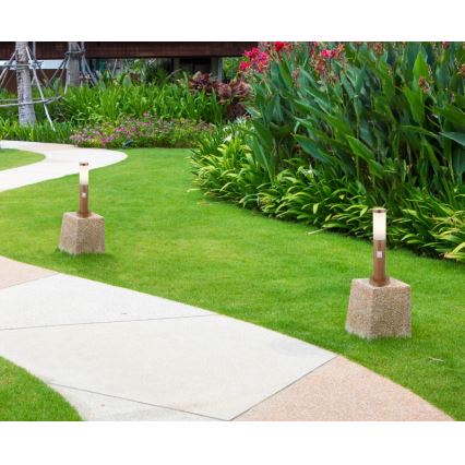 Globo - Lámpara exterior con sensor 1xE27/15W/230V 45 cm IP44