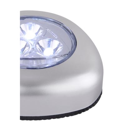 GLOBO 31909 - Luz nocturna LED de orientación FLASHLIGHT 4xLED/0,21W/3xMicro (AAA)1,5V
