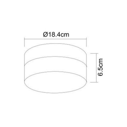 Globo - Lámpara de baño 1xE27/60W/230V diá. 18,4 cm IP44