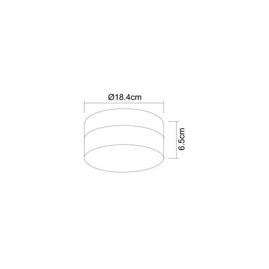 Globo - Lámpara de baño 1xE27/60W/230V diá. 18,4 cm IP44