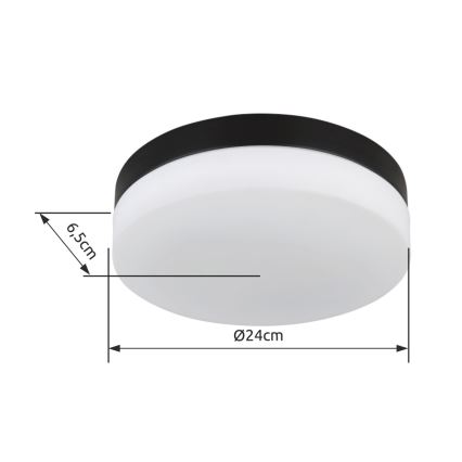 Globo - Lámpara de baño 2xE27/40W/230V diá. 24 cm IP44