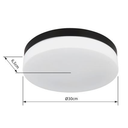 Globo - Lámpara de baño 3xE27/40W/230V diá. 30 cm IP44