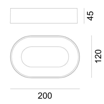 Globo - Aplique LED de exterior LED/12W/230V IP65