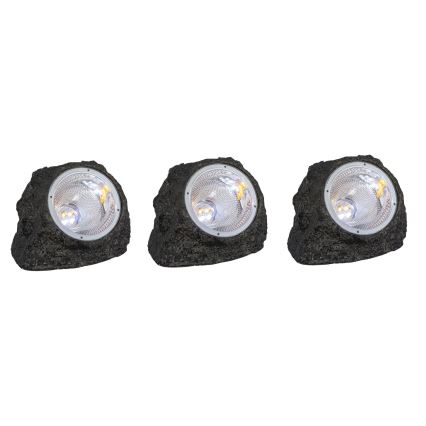 Globo - SET 3x Lámpara solar LED LED/1,2V IP44 600 mAh