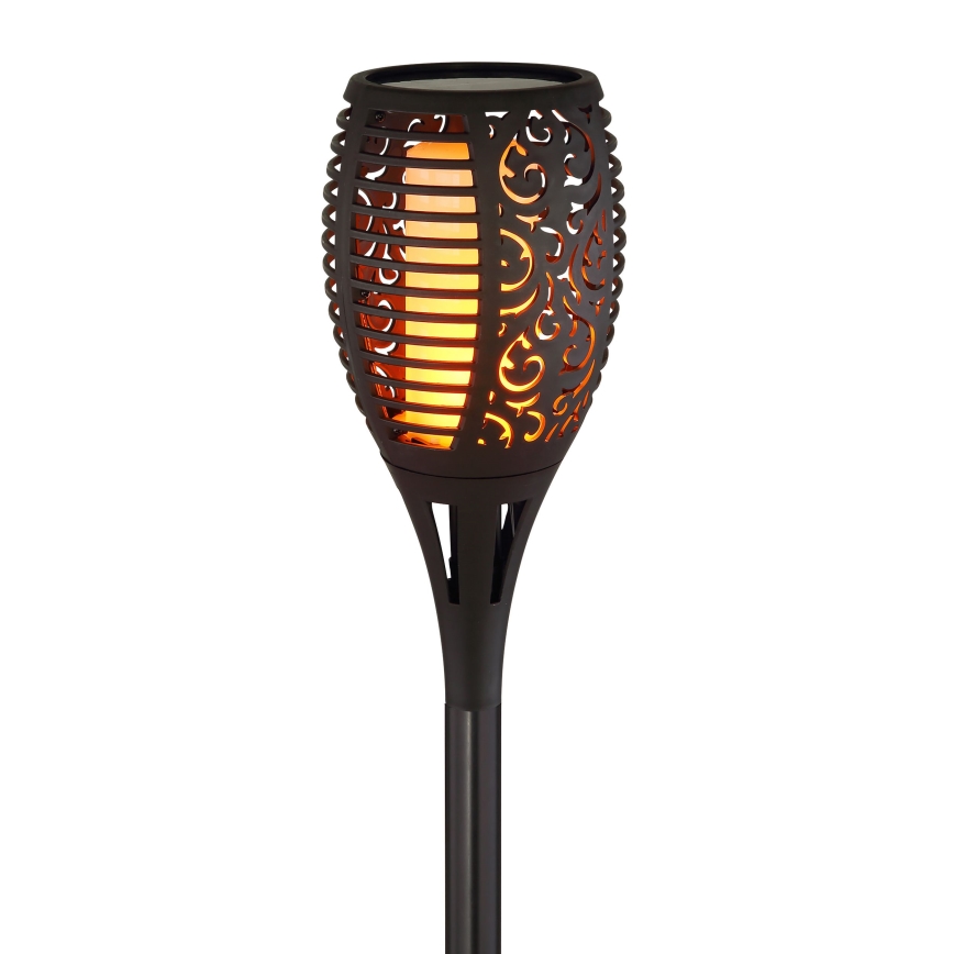 Globo - Lámpara solar LED LED/5,4W/3V 1800K IP44 negro