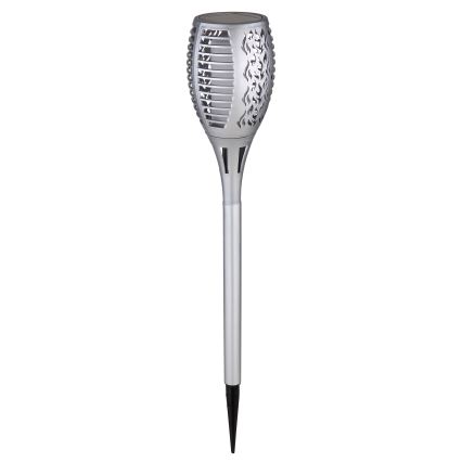 Globo - Lámpara solar LED LED/3,6W/3V 1800K IP44 cromo brillante
