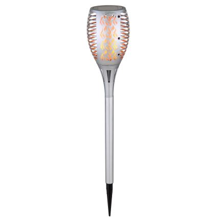 Globo - Lámpara solar LED LED/3,6W/3V 1800K IP44 cromo brillante