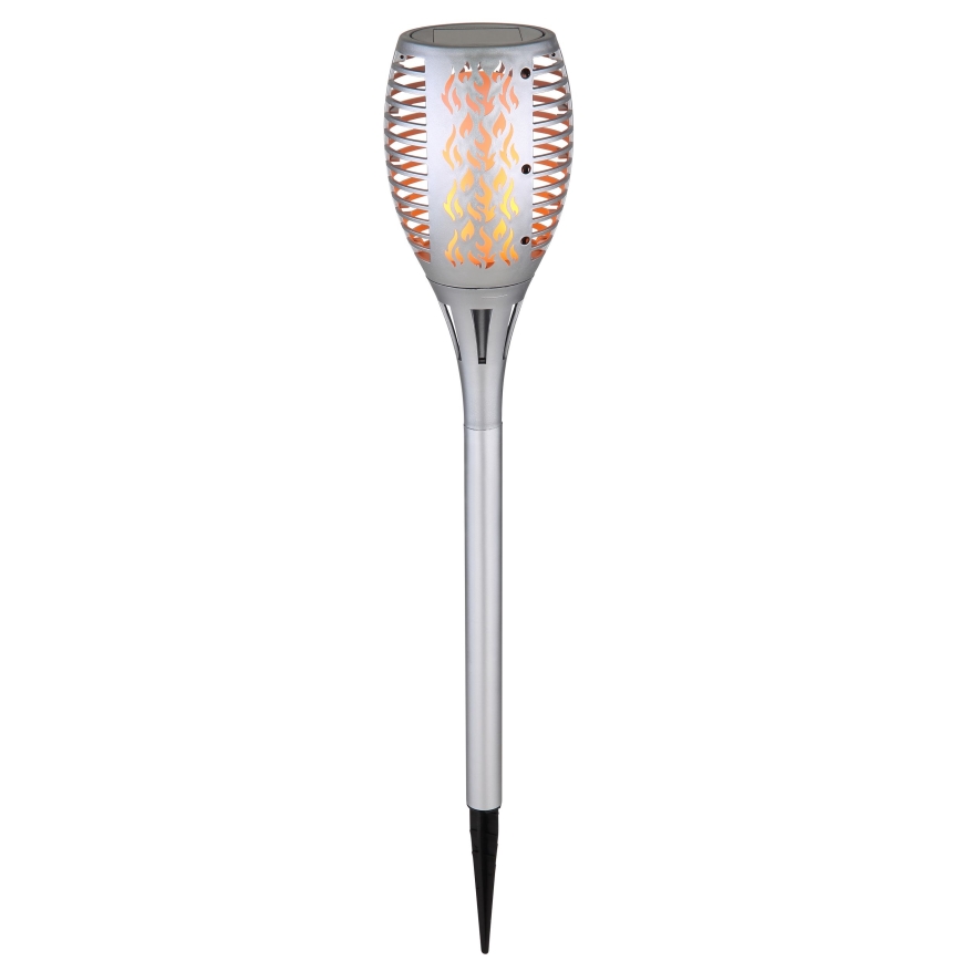 Globo - Lámpara solar LED LED/3,6W/3V 1800K IP44 cromo brillante