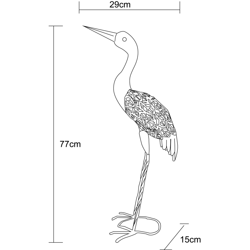 Globo - Lámpara solar LED LED/3V IP44 300 mAh Jeřáb