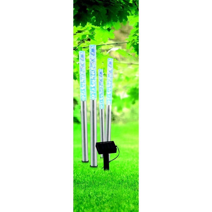 Globo - SET 4x Lámpara solar LED 4xLED/0,07W IP44 600 mAh
