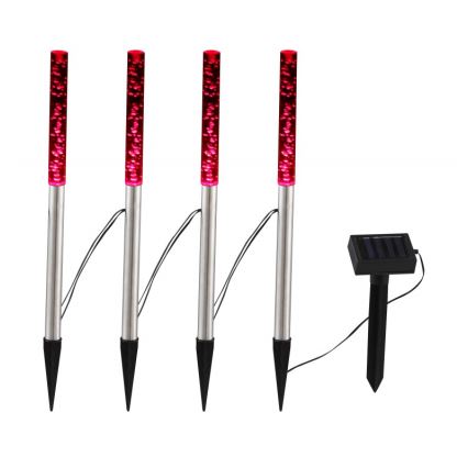 Globo - SET 4x Lámpara solar LED 4xLED/0,07W IP44 600 mAh