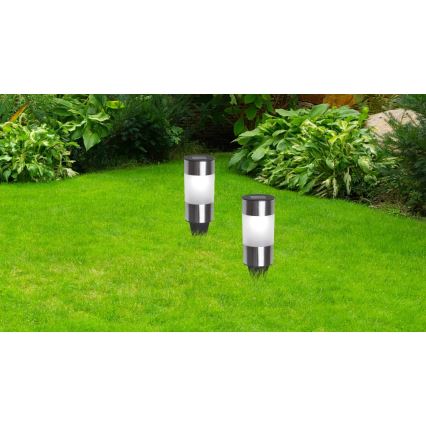 Globo - SET 3x Lámpara solar LED LED/0,06W/3,2V IP44 200 mAh