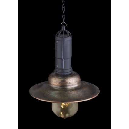 Globo - Lámpara colgante solar LED con cadena, 0,06 W / 1,2 V, IP44, 150 mAh