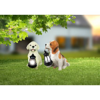 Globo - Luminaria solar LED con diseño de perro LED/0,06W/3V IP44 600 mAh