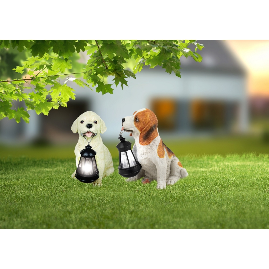 Globo - Luminaria solar LED con diseño de perro LED/0,06W/3V IP44 600 mAh