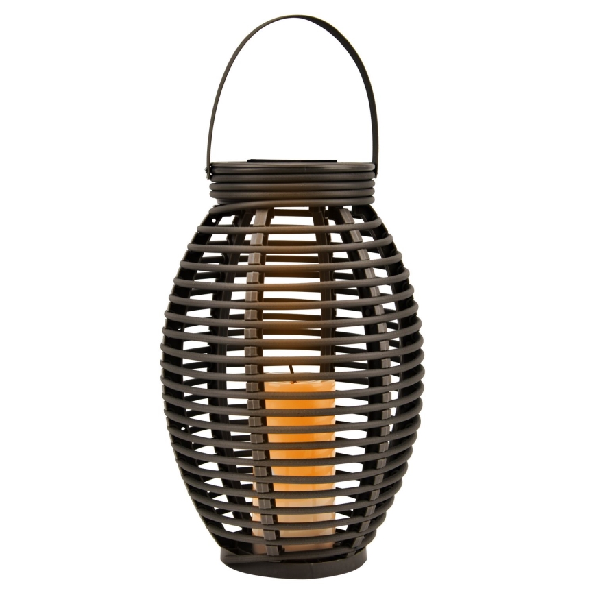 Globo - Lámpara solar LED LED/0,06W/3,2V IP44 200 mAh ratán