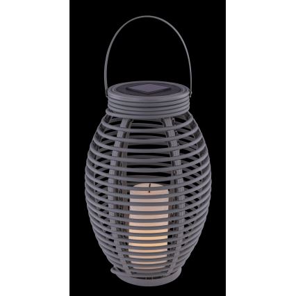 Globo - Lámpara solar LED LED/0,06W/3,2V IP44 200 mAh ratán
