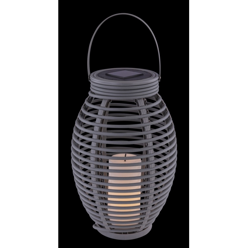Globo - Lámpara solar LED LED/0,06W/3,2V IP44 200 mAh ratán
