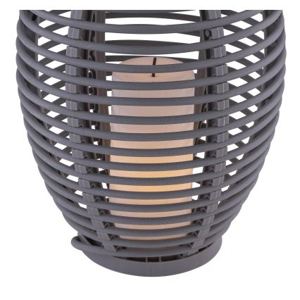 Globo - Lámpara solar LED LED/0,06W/3,2V IP44 200 mAh ratán