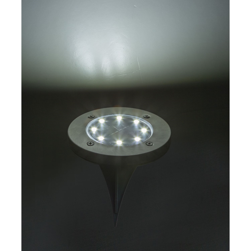 Globo - SET 2x Lámpara solar LED LED/0,8W/3V IP44 300 mAh