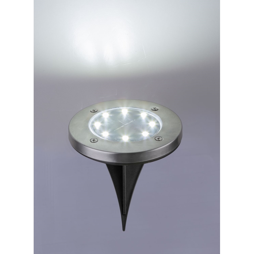 Globo - SET 2x Lámpara solar LED LED/0,8W/3V IP44 300 mAh