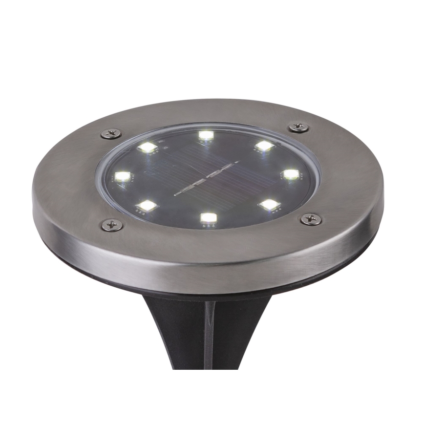 Globo - SET 2x Lámpara solar LED LED/0,8W/3V IP44 300 mAh